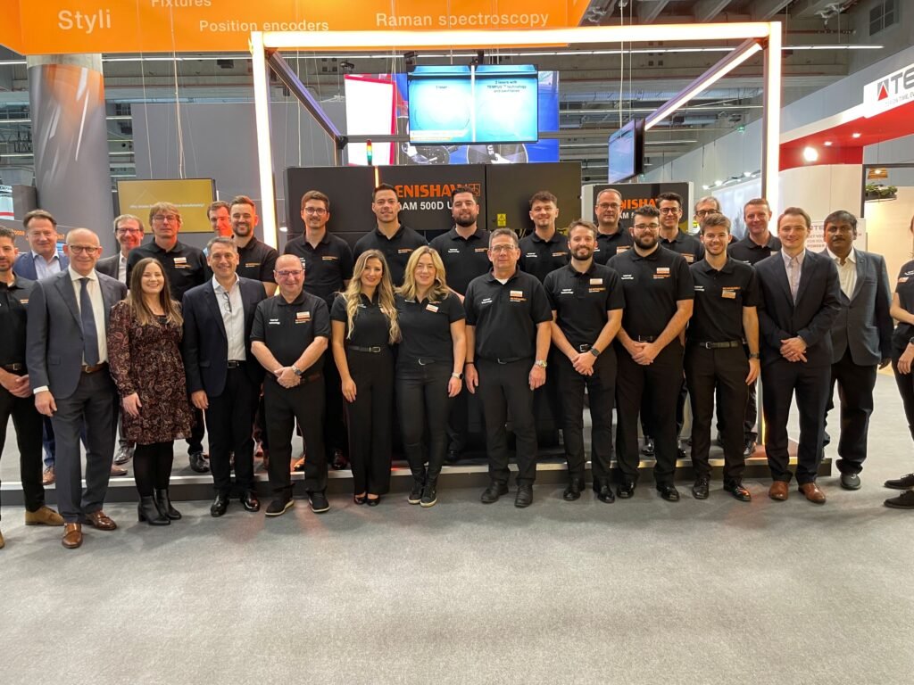 Filtration System, AI-Driven Software, Photogrammetry, & More at Formnext 20253DPrint.com | Additive Manufacturing Business 2 REC918 Renishaw at the stand in 2024 1024x768 lANKvc