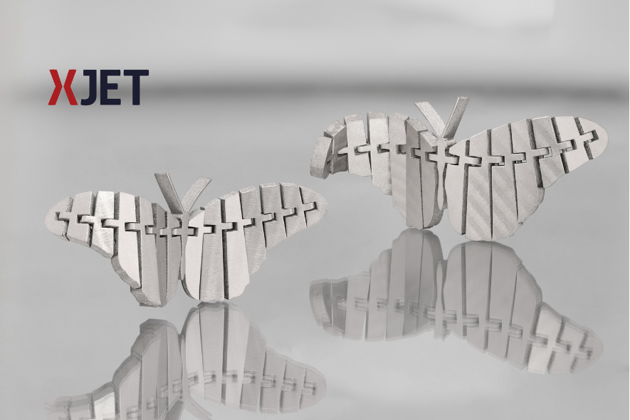 Targeted Applications, Expanded Platform: XJet’s Strategic Vision for AM’s Next Chapter3DPrint.com | Additive Manufacturing Business 2 Print as assembled butterfly decoration piece in stainless steel 316L hapfpc