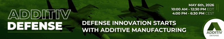 3Dnatives Announces ADDITIV Defense 2026: A Global Virtual Summit on Additive Manufacturing’s Role in Military Readiness3DPrint.com | Additive Manufacturing Business 26 850 150 p JmLDVv