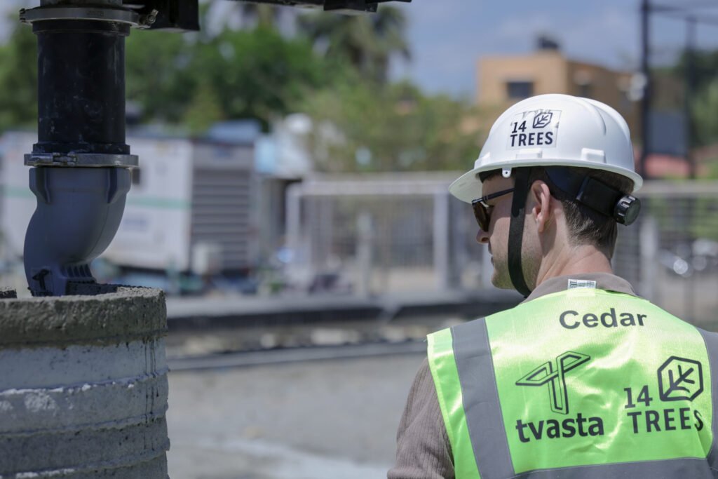 Amazon-Backed 14Trees and Tvasta Launch Construction 3D Printer for Remote Sites3DPrint.com | Additive Manufacturing Business 2 Cedar on site 1 scaled 0Yicyn
