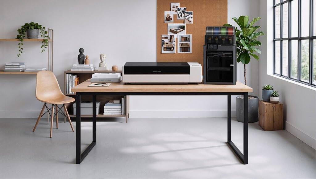 Bambu Lab Moves Beyond 3D Printing with R1 Laser Cutter3DPrint.com | Additive Manufacturing Business 2 R12D on one bench 1024x581 WZzcy5